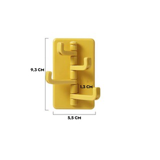 MÓC DÁN TƯỜNG 4 NHÁNH KÈM MIẾNG DÁN