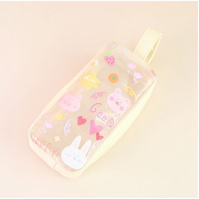(Siphukien) Hộp đựng bút, túi đựng bút tag trong gấu bánh quy dễ thương KT 21.5*4.5*9