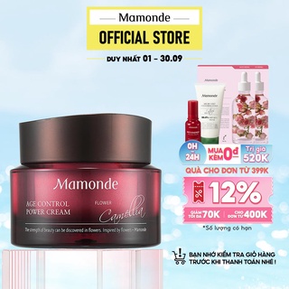 Kem dưỡng da ngăn ngừa lão hóa và nếp nhăn Mamonde Age Control Power Cream 50ml