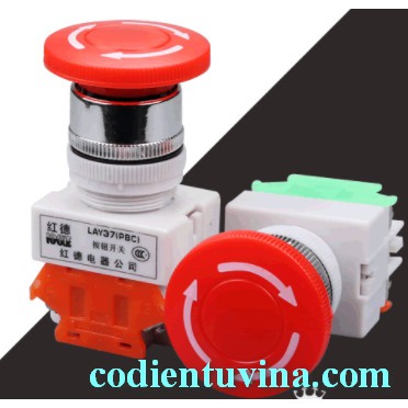 Nút Nhấn Dừng Khẩn Cấp LAY37-11ZS+STOP