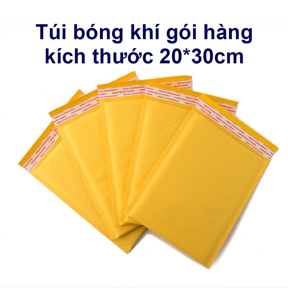 Túi phong bì đóng gói hàng có bóng khí chống sốc an toàn kích thước 20x30cm