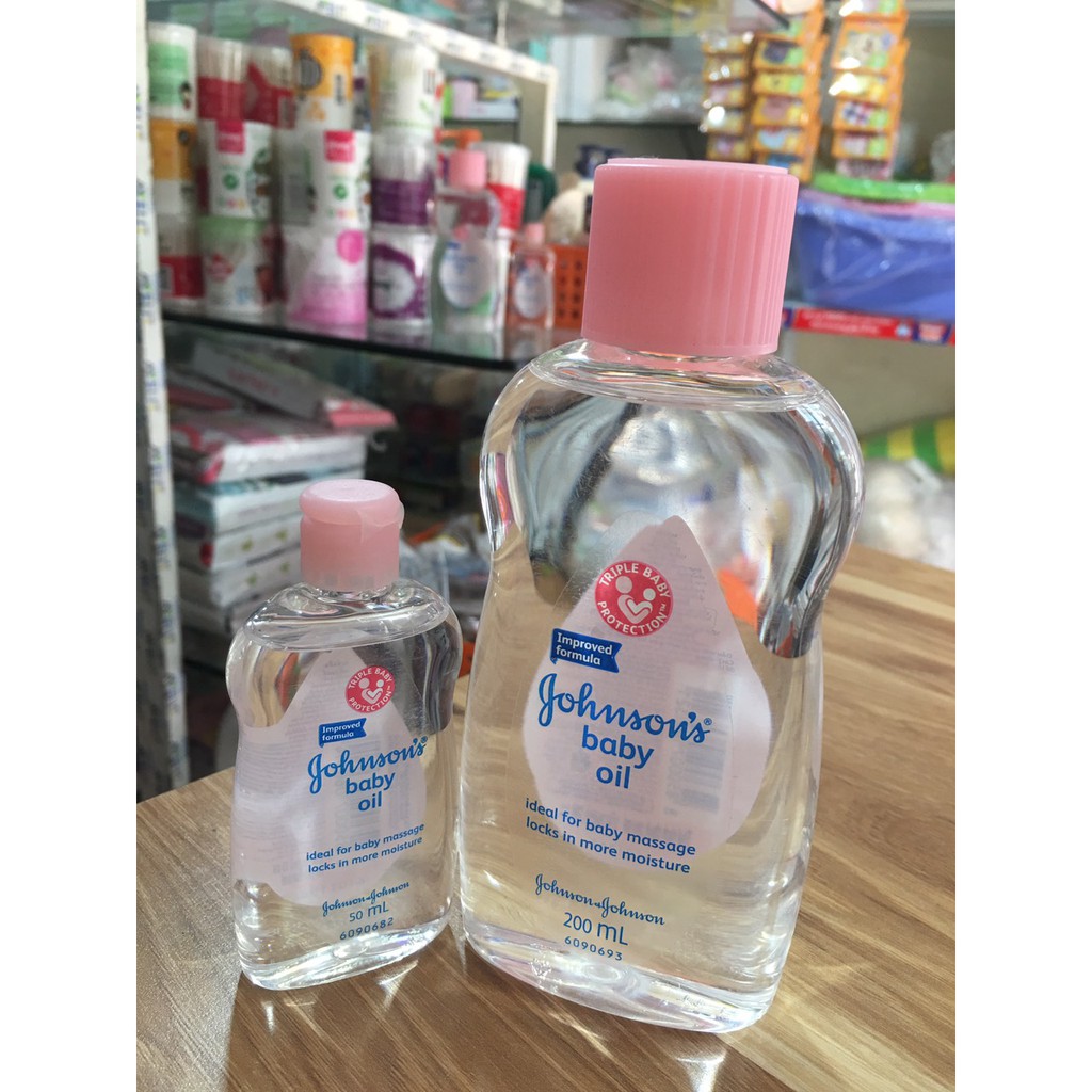 Dầu Massage Johnson’s Baby cho bé 50ml/200ml