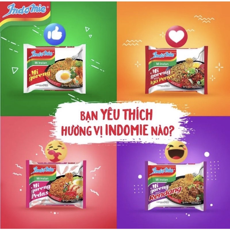 THÙNG 40 GÓI MÌ XÀO KHÔ INDOMIE SIU ĐỈNH - ĂN LÀ NGHIỀN | BigBuy360 - bigbuy360.vn