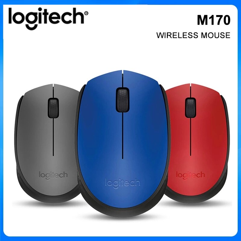 Chuột Không Dây Logitech M170 1000 DPI 2.4GHz VớI ĐầU NhậN Nano Cho PC