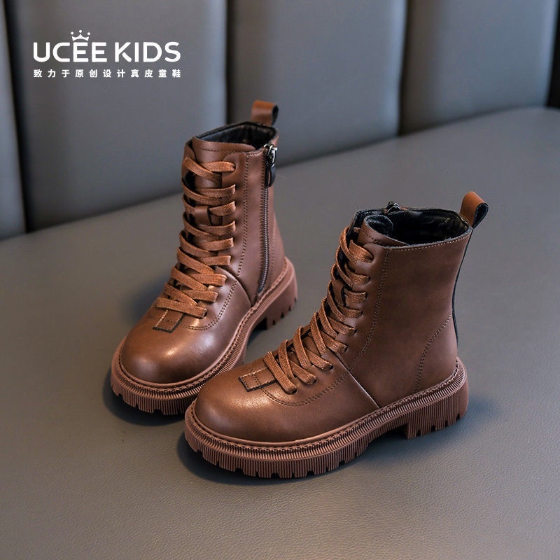 Giày boot cao cổ, giày ủng bốt có khoá cho bé  sz 26-36