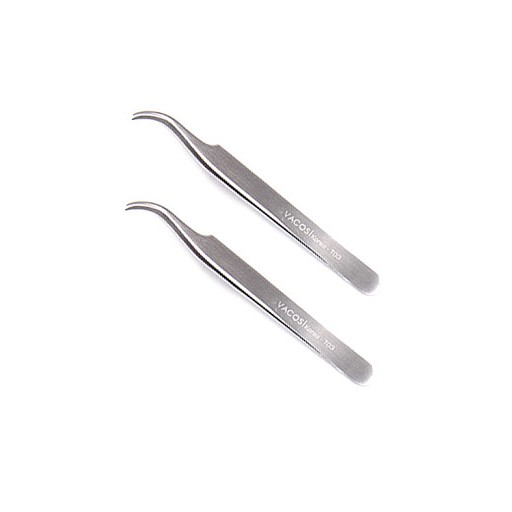 Nhíp nối mi cong VACOSI CURVED TWEEZERS - T03