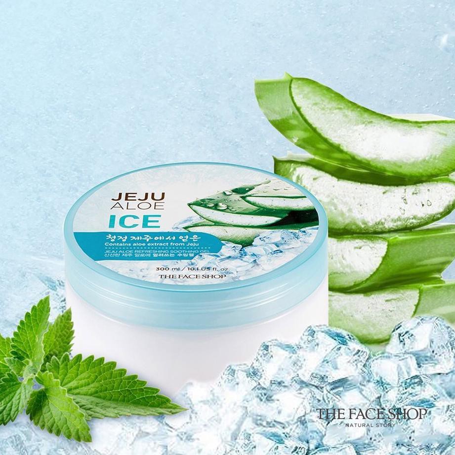 (Hàng Mới Về) Gel Lô Hội Jeju Làm Dịu Da 300ml The Face Shop