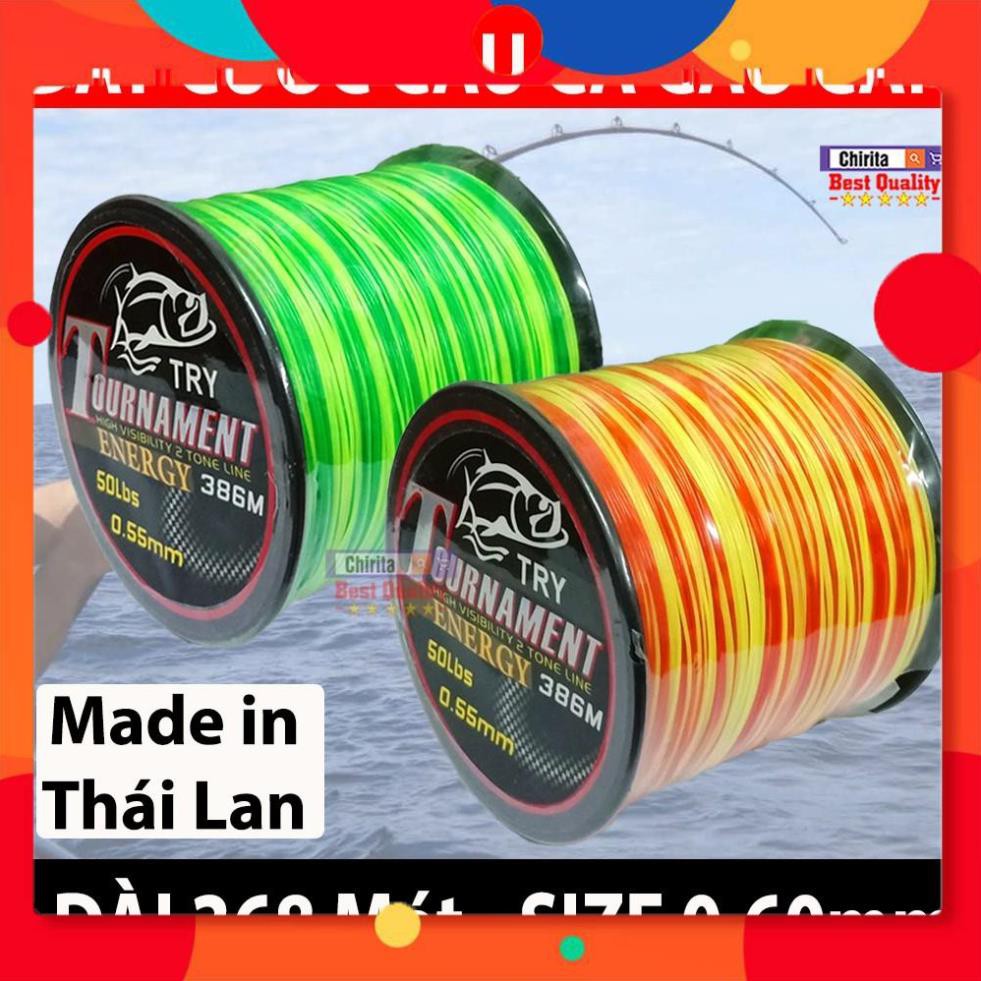 Dây Cước Câu Cá Thái Lan Siêu Bền - Dài 324 Mét - SIZE 0.60mm ( Màu Ngẫu Nhiên )