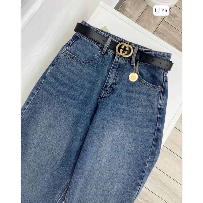 [Mã FAMARAL1 giảm 10K đơn 50K] QUẦN JEAN BOY XANH CẠP CAO