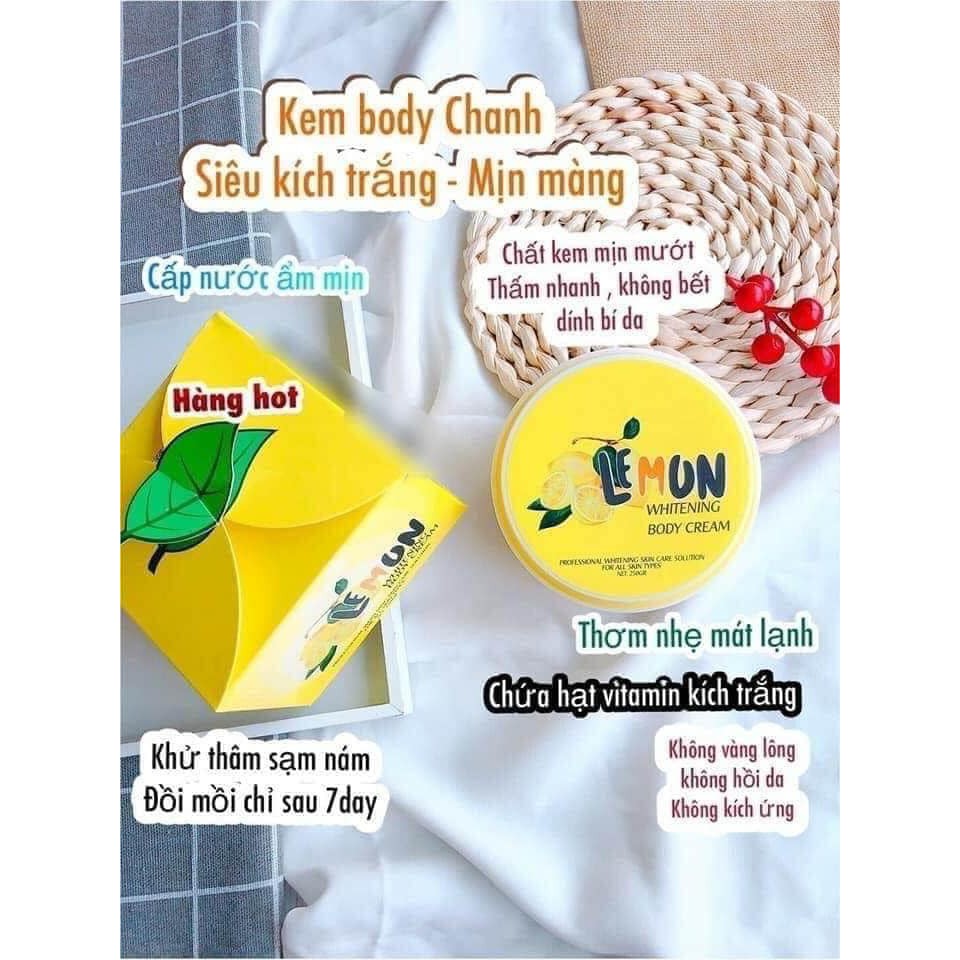 [CAM KẾT CHÍNH HÃNG 💯] Kem Body Lemon Chanh