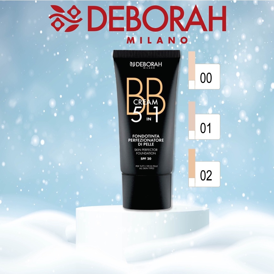 Kem Nền Trang Điểm Deborah BB Cream 5 in 1 - 30ml