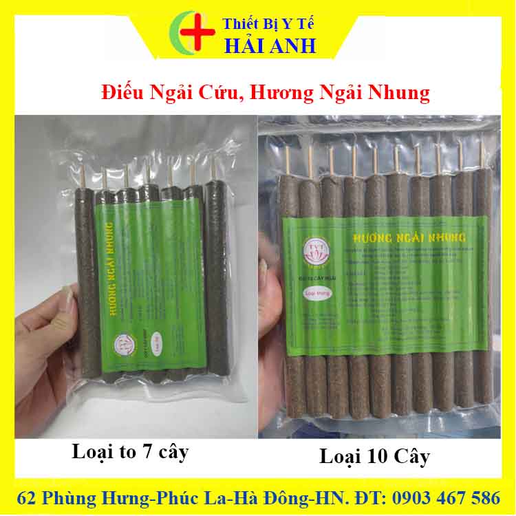 Điếu Ngải Cứu, Hương Ngải Nhung 100% Thảo Mộc Thiên Nhiên - Đau Đâu Hơ Đó