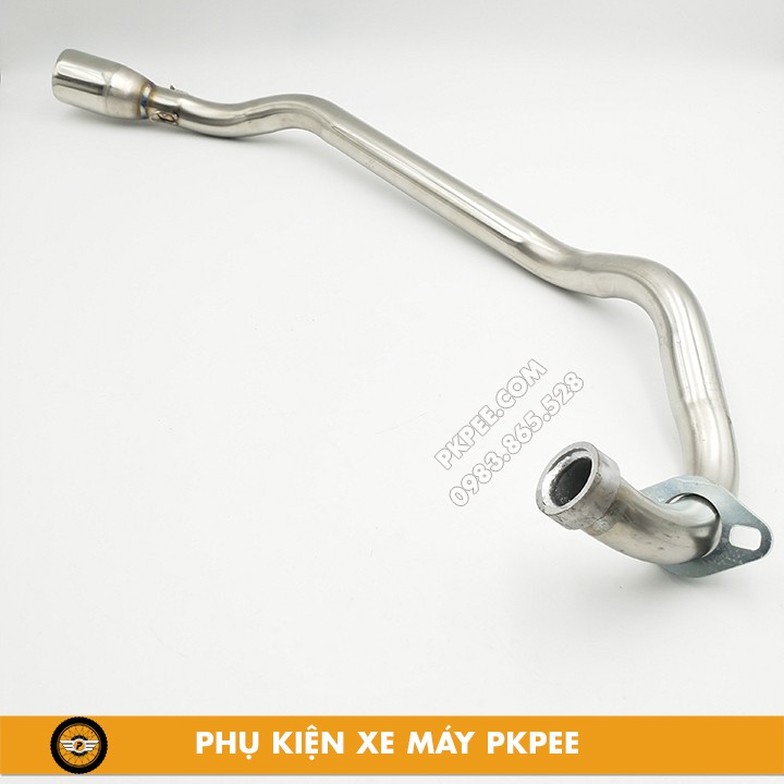 Cổ Pô Lon Tăng Inox Gắn Raider Xăng Cơ, Raider 150 Fi, Satria 150 Fi