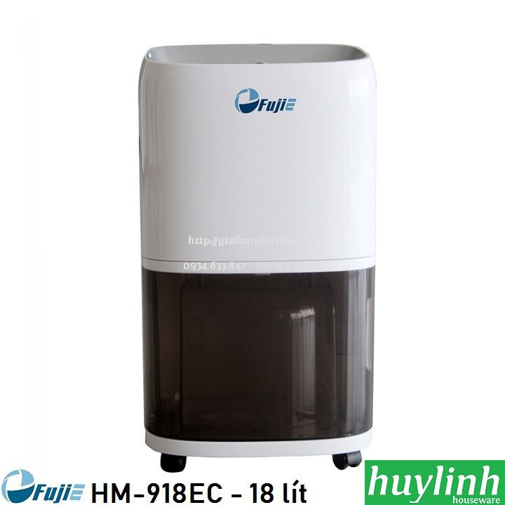 Freeship Máy hút ẩm dân dụng Fujie HM-918EC - 18 lít/ngày