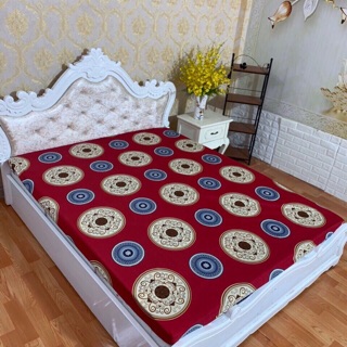 Ga chống thấm cotton violet (loại 1). size 2m*2m2