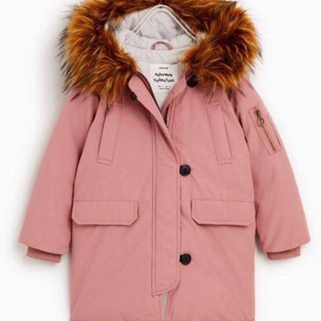 Áo khoác zara kid hồng