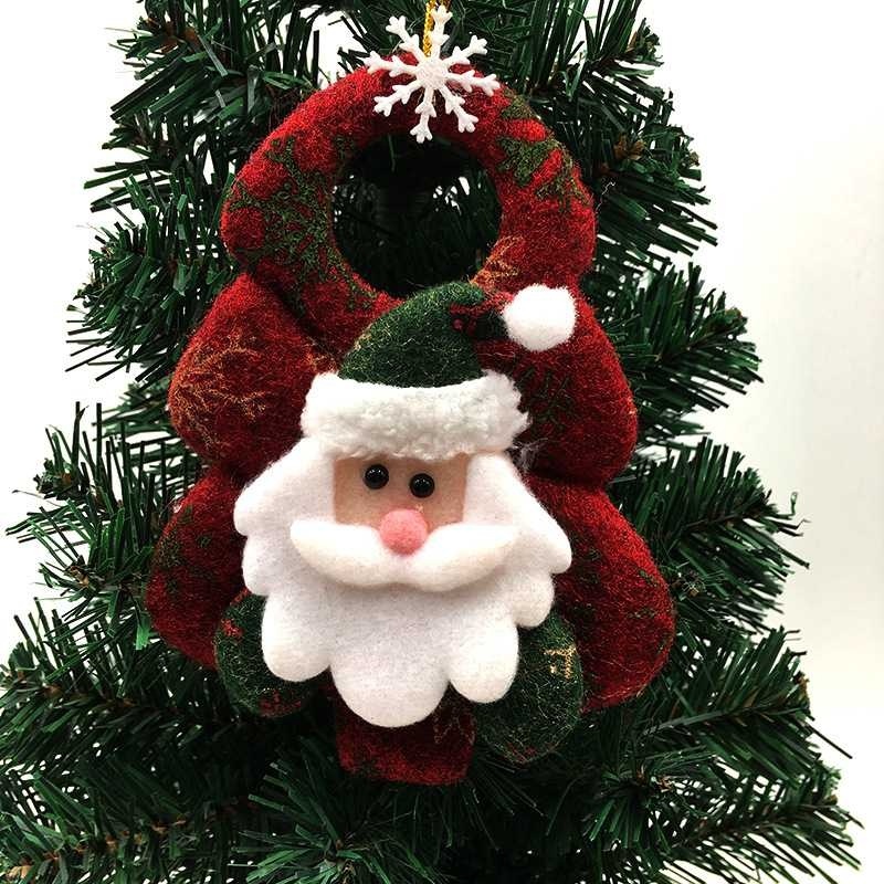Thú nhồi bông hình tuần lộc/ ông già noel dễ thương trang trí cây thông giáng sinh