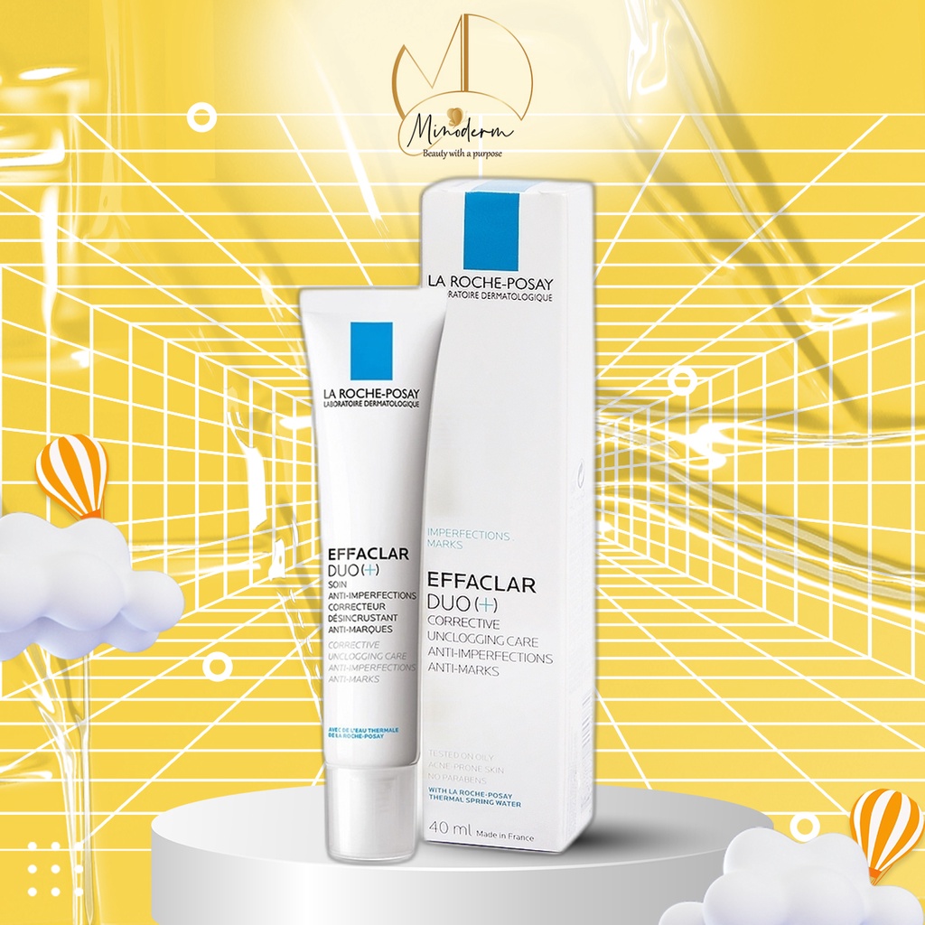 Kem dưỡng La roche posay Duo+ 40ml giảm mụn, dưỡng ẩm, làm mềm da