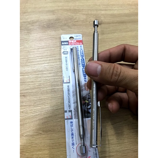 Cây nhặt ốc vít No.411 ANẼ JAPAN, nam châm nhặt ốc