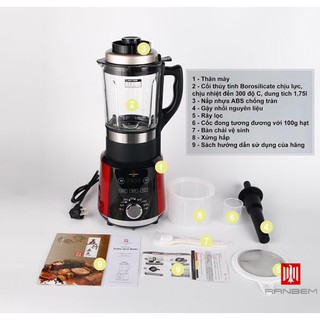 Máy xay nấu đa năng RANBEM 732G model 2019