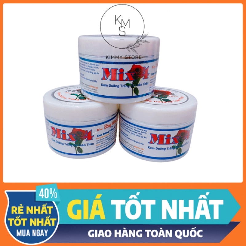 lẻ hộp 60g kem bông hồng mix4 ( mix 4 hoàng gia )