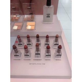 SON 3CE SOFT MATTE LIPSTICK #RED MUSE ( VỎ TRÔNG SUỐT)