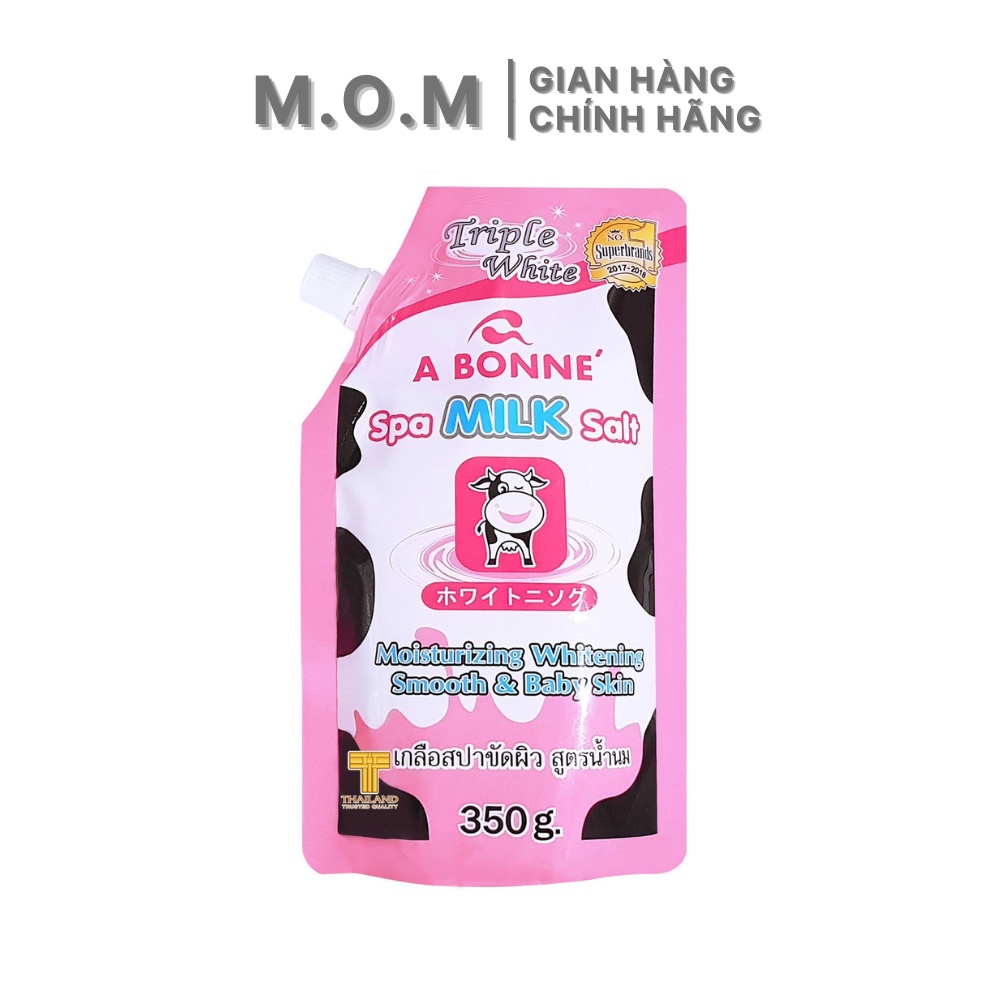 Muối tắm sữa bò tẩy tế bào chết A Bonne Spa Milk Salt 350g Thái Lan