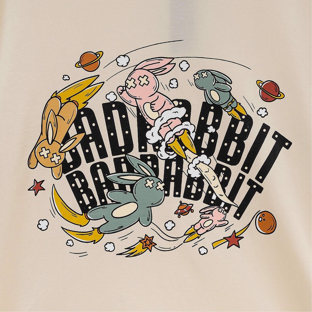 Áo Thun Unisex Bad Rabbit Rocket 100% Cotton - Local Brand Chính Hãng | BigBuy360 - bigbuy360.vn