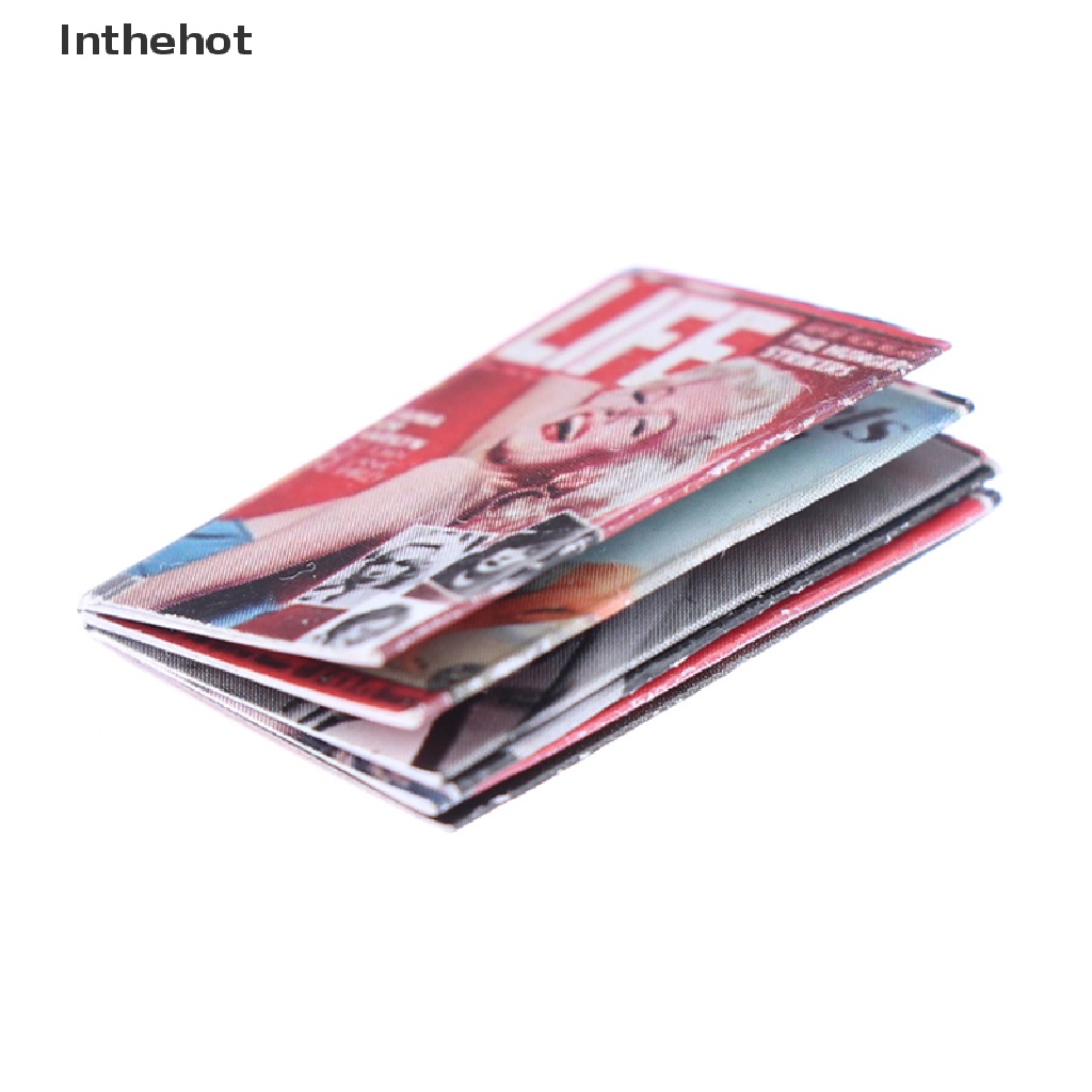 Bộ 3 Mô Hình Tạp Chí mini Tỉ Lệ 1: 12 Dành Cho Búp Bê