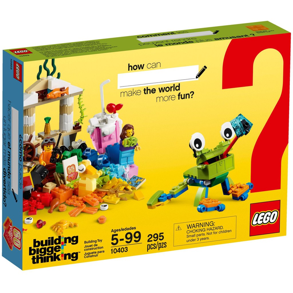 LEGO 10403 - Thùng Gạch Thế Giới Vui Nhộn