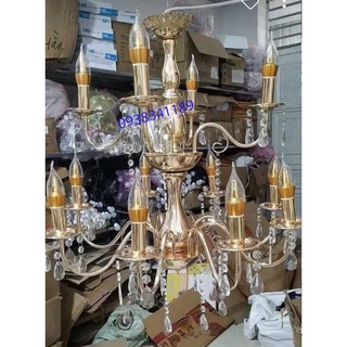 [RẺ-CHẤT LƯỢNG]Đèn Chùm Treo Trần Pha Lê Cao Cấp