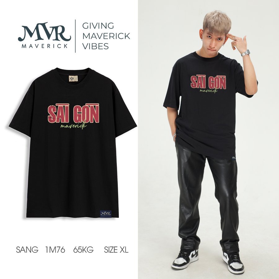 Áo thun Sài Gòn người SAIGONESE VER2 phông cotton mát under form unisex rộng tay dài lỡ genZ saigon fact localbrand MVR