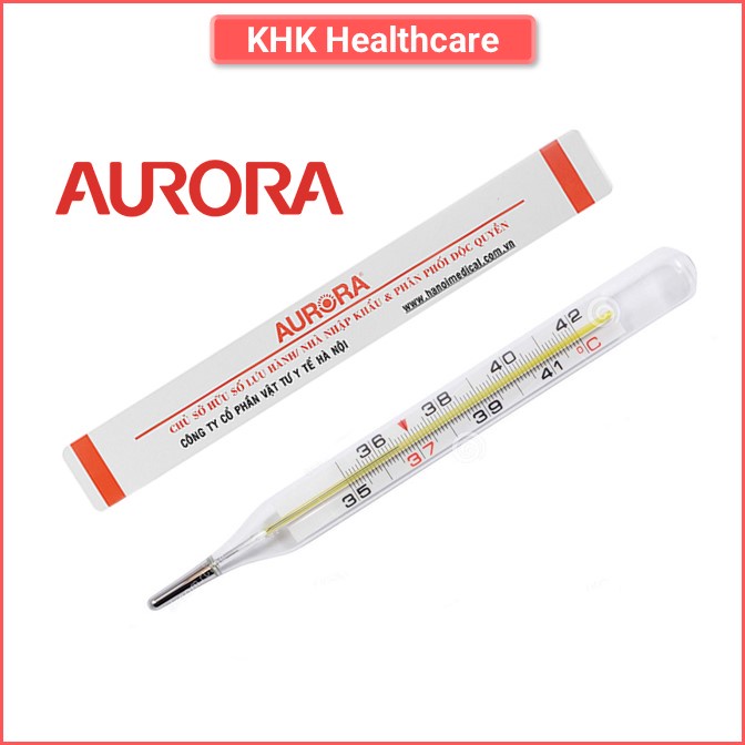 Nhiệt kế thủy ngân Aurora đo thân nhiệt