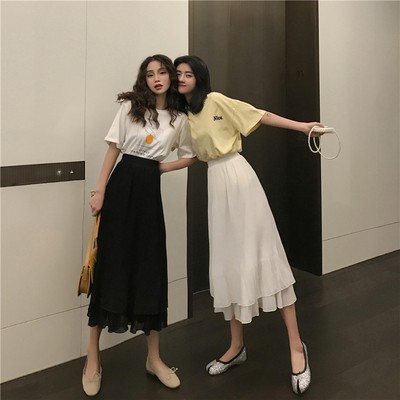 CÓ SẴN || Chân Váy Voan Dập Ly || Ảnh thật | BigBuy360 - bigbuy360.vn