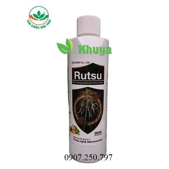 Phân bón hữu cơ Vidan Rutsu 500ml Kích Rễ Bung và Bén Rễ Cực Mạnh