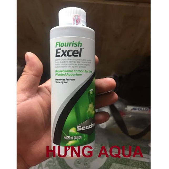 Phân nước bổ sung CO2 cho hồ thủy sinh - Phân nước Seachem Flourish Excel 100 - 250m (chính hãng)