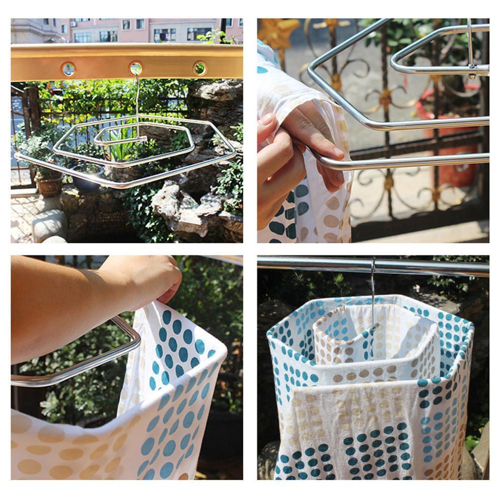 AUGUSTINA Móc Treo Chăn Mền Hình Xoắn Ốc Tiết Kiệm Không Gian