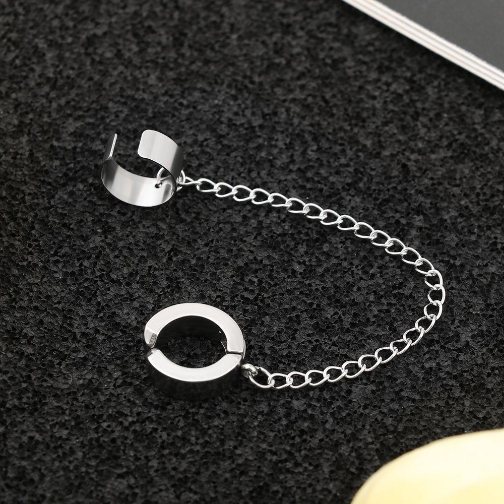 YVE Khuyên Tai Dạng Kẹp Không Đau Bằng Thép Không Gỉ Cho Nam Và Nữ|Khuyên Tai Màu Sắc Thời Trang