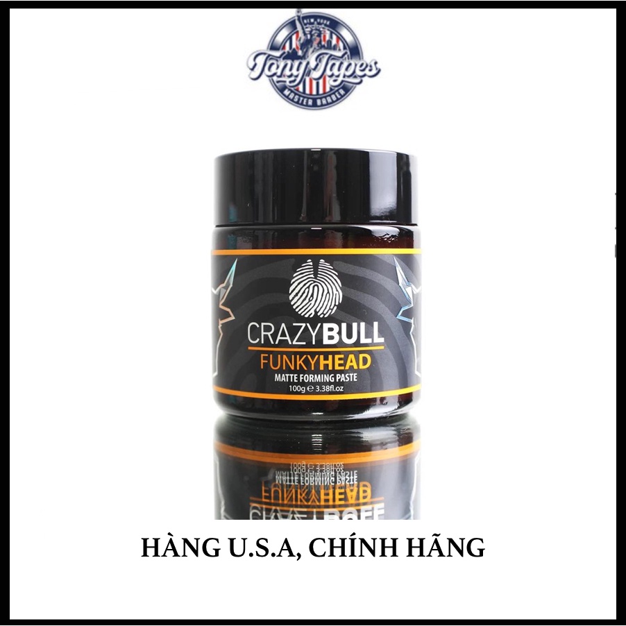 Sáp Vuốt Tóc Nam POMADE CRAZY BULL 50ML CHÍNH HÃNG U.S.A - CHECK CODE | november