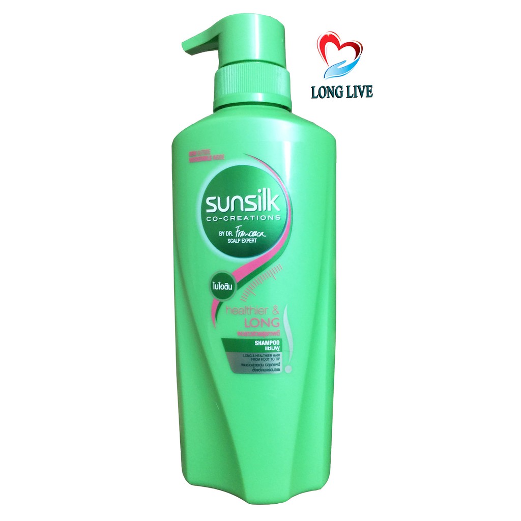 Dầu gội Sunsilk Thái Lan Mềm Mượt Diệu Kỳ 450ml (xanh)