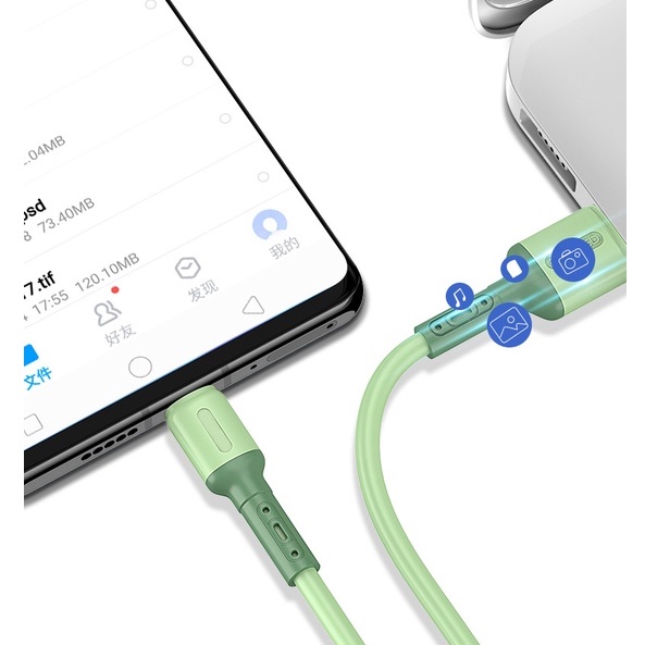 Dây Cáp Sạc Nhanh 5A type-C micro USB Dài 1m 2M Chất Lượng Cao