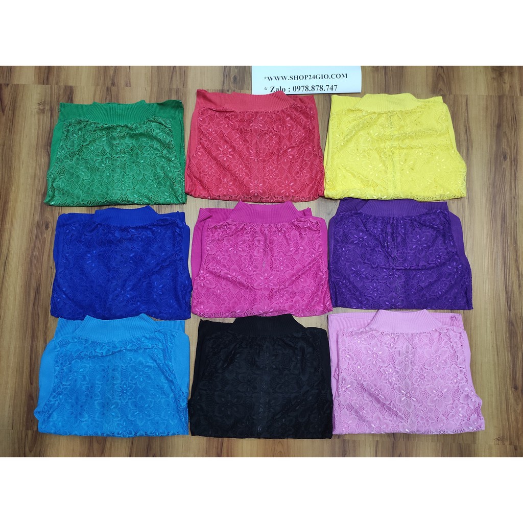 Áo khoác len nữ dây kéo 2 đầu cổ cao phối ren lưng