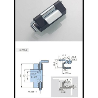 Bản lê HL036- Bản lề tủ điện HL036