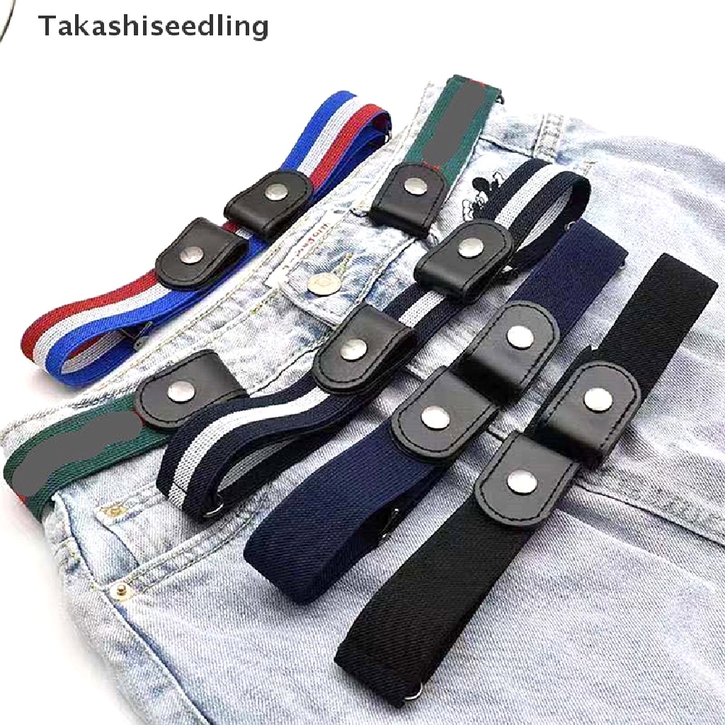 Thắt lưng co giãn không khóa thời trang dành cho nam nữ