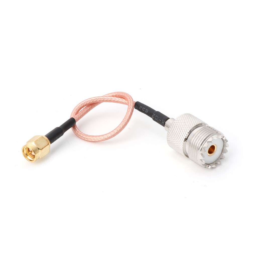 Dây nhảy quang từ RG316 lỗ cắm UHF SO239 PL259 tới đầu cắm SMA