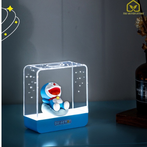 ✨ ✨ Đèn Ngủ Cao Cấp Doraemon Cảm Biến Thông Minh Sạc Cổng USB, Mô Hình Trang Trí Gaming ,Phòng Ngủ