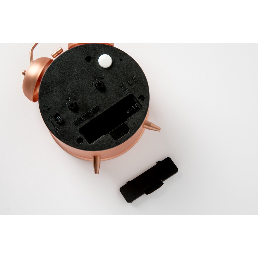 Đồng Hồ Để Bàn ARTBOX Hàn Quốc Bằng Kim Loại Mặt Nhám Màu Vàng Hồng (Lớn)