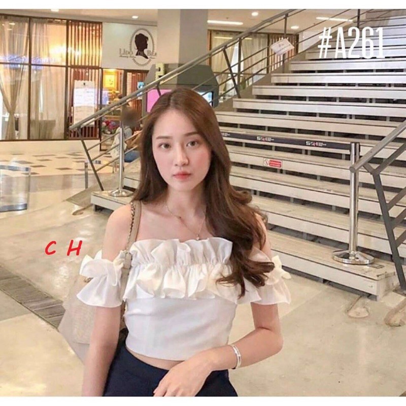 áo bèo bệt vai trễ vai cực xinh CH