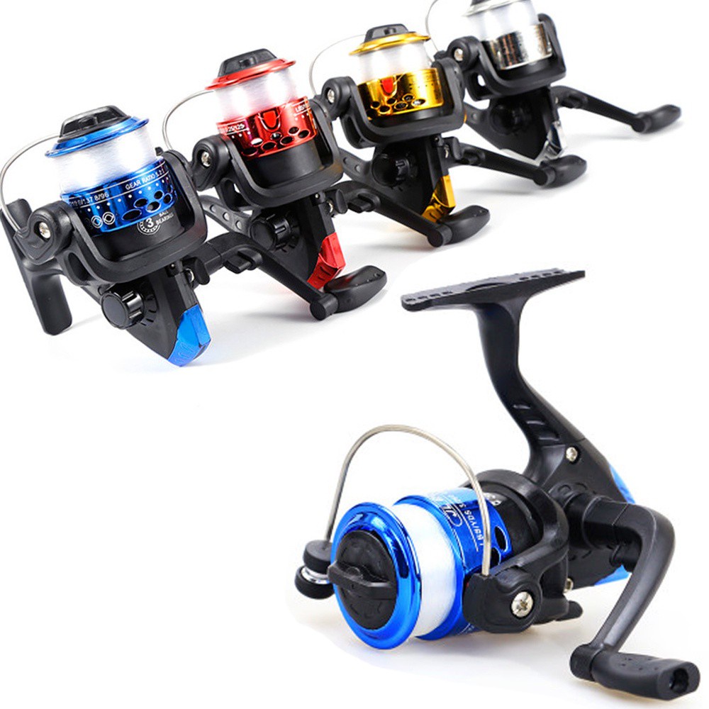 Guồng Quay Câu Cá 200 Đoạn Mini Bằng Kim Loại Nhỏ Gọn Nhiều Màu Sắc Cho Câu Cá Cắm Trại Ngoài Trời