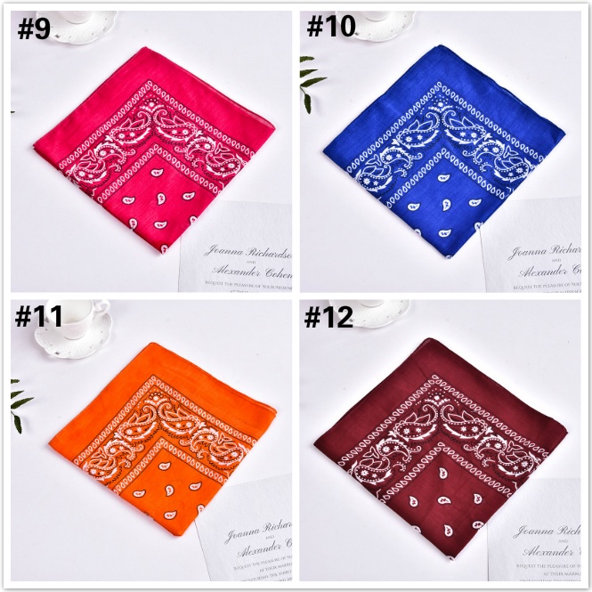 Khăn Choàng Cổ Bandana Nhiều Màu Siêu Rẻ